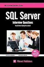 SQL Server Interview Questions You'll Most Likely Be Asked