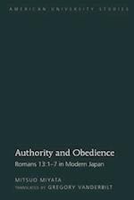 Authority and Obedience