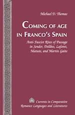 Coming of Age in Franco's Spain