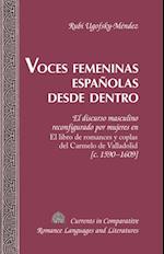 Voces femeninas españolas desde dentro