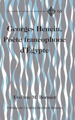 Georges Henein, Poète francophone d’Égypte