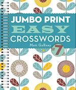 Jumbo Print Easy Crosswords #7