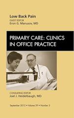 Low Back Pain, An Issue of Primary Care Clinics in Office Practice