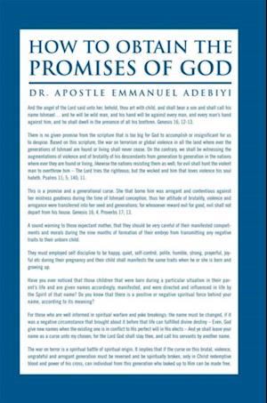 How to Obtain the Promises of God