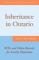 Inheritance in Ontario : Wills and Other Records for Family Historians