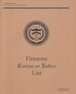 Firearms Curios or Relics List