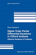 Higher Order Partial Differential Equations in Clifford Analysis