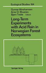 Long-Term Experiments with Acid Rain in Norwegian Forest Ecosystems