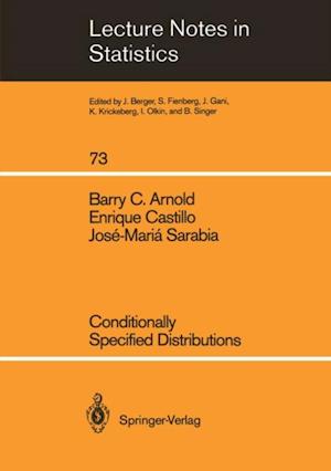 Conditionally Specified Distributions