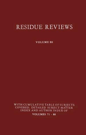 Residue Reviews