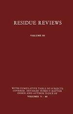 Residue Reviews