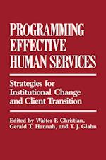 Programming Effective Human Services