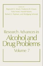 Research Advances in Alcohol and Drug Problems