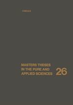 Masters Theses in the Pure and Applied Sciences