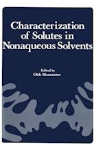Characterization of Solutes in Nonaqueous Solvents