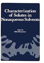 Characterization of Solutes in Nonaqueous Solvents