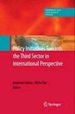 Policy Initiatives Towards the Third Sector in International Perspective