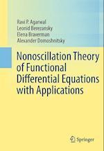 Nonoscillation Theory of Functional Differential Equations with Applications