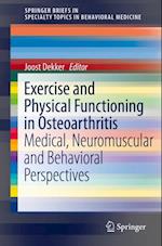 Exercise and Physical Functioning in Osteoarthritis