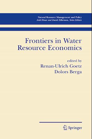 Frontiers in Water Resource Economics