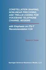 Constellation Shaping, Nonlinear Precoding, and Trellis Coding for Voiceband Telephone Channel Modems