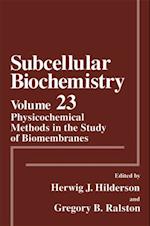 Physicochemical Methods in the Study of Biomembranes