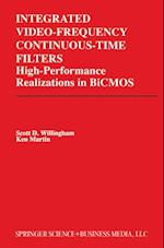 Integrated Video-Frequency Continuous-Time Filters