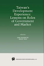 Taiwan's Development Experience: Lessons on Roles of Government and Market