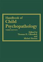 Handbook of Child Psychopathology