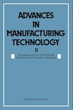 Advances in Manufacturing Technology II