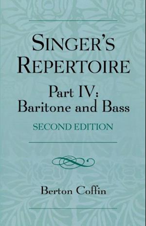 Singer's Repertoire, Part IV