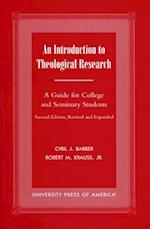 Introduction To Theological Research