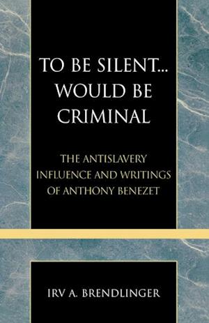 To Be Silent... Would be Criminal