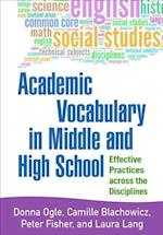 Academic Vocabulary in Middle and High School
