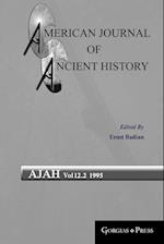 American Journal of Ancient History (Vol 12.2)