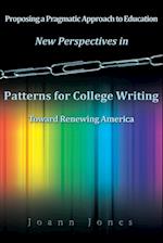 New Perspectives in Patterns for College Writing Toward Renewing America