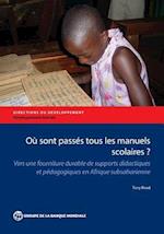 Où Sont Passés Tous Les Manuels Scolaires?