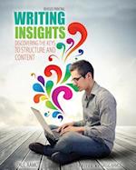 Writing Insights: Discovering the Keys to Structure and Content 