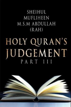 Holy Quran'S Judgement Part - Iii