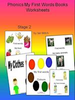 Phonics My First Words Books Worksheets