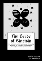 The Error of Einstein
