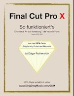 Final Cut Pro X - So Funktioniert's