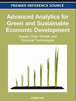 Advanced Analytics for Green and Sustainable Economic Development: Supply Chain Models and Financial Technologies