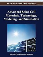 Advanced Solar Cell Materials, Technology, Modeling, and Simulation