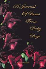 Journal of Poems from Ruby Days