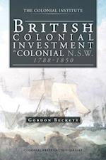 British Colonial Investment in Colonial    N.S.W. 1788-1850