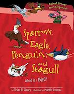 Sparrow, Eagle, Penguin, and Seagull