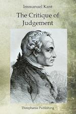 The Critique of Judgement