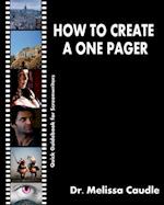 How to Create a One Pager