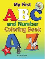 My First ABC and Number Coloring Book